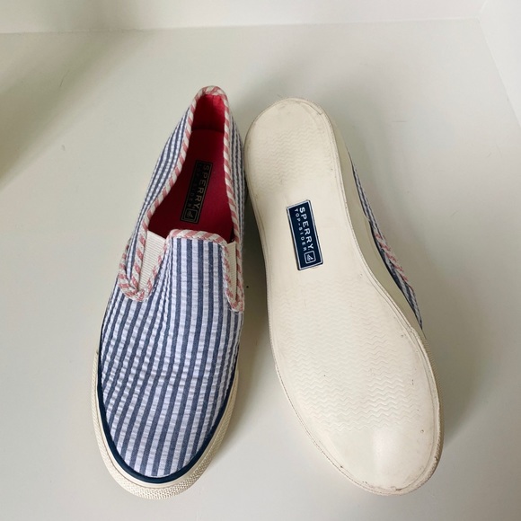Sperry seersucker slip on sneakers - Picture 3 of 4
